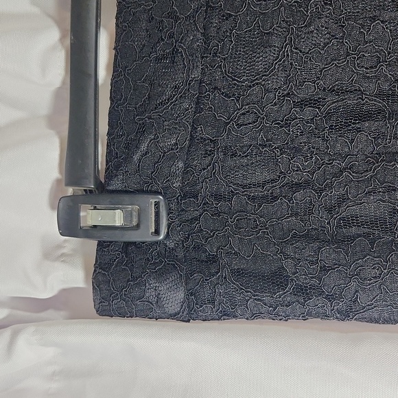 Black Lace mini skirt size 10 by Express - Picture 2 of 14